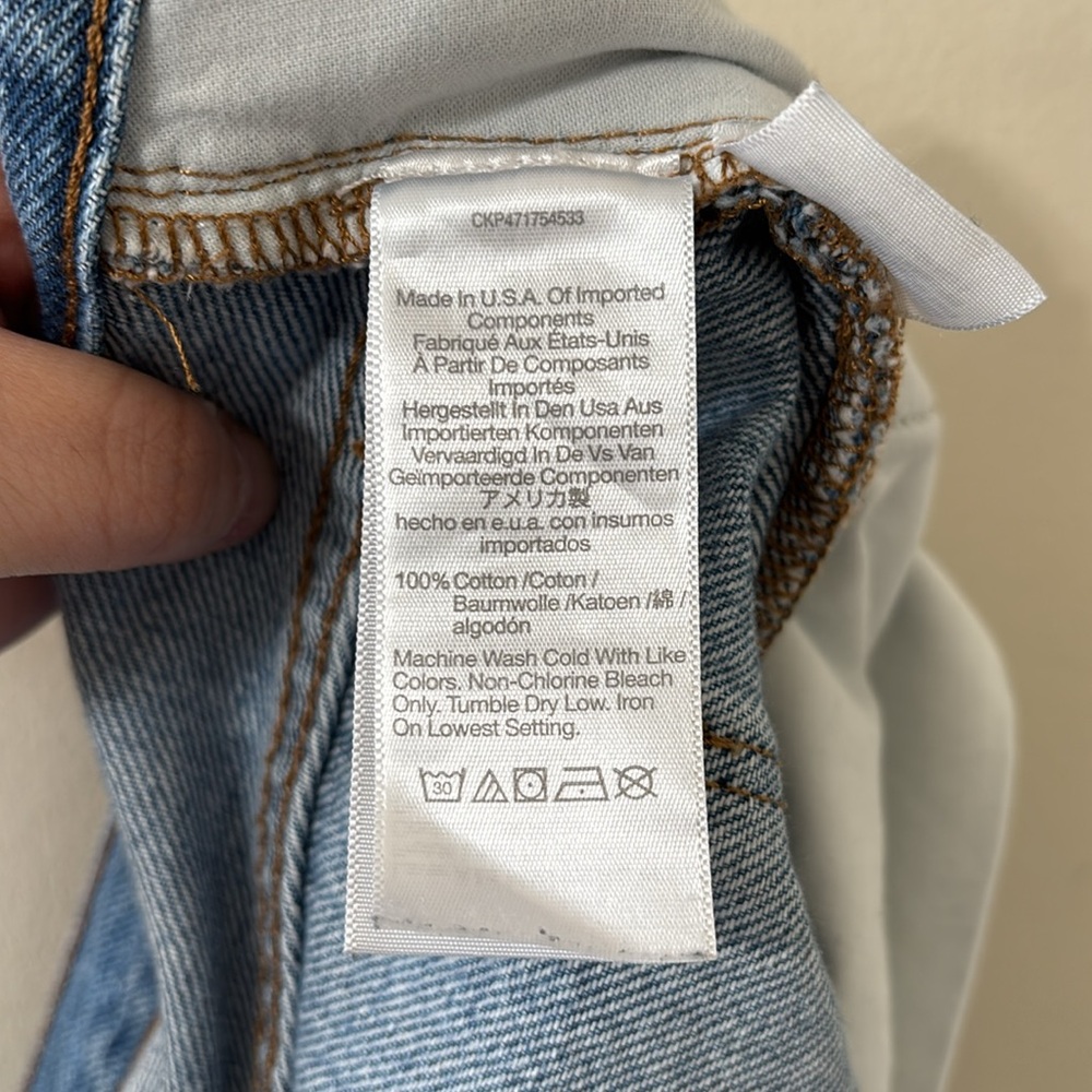Madewell The Slouchy Boyjean Rosewell Wash Denim Jeans Size 31 - Picture 13 of 13
